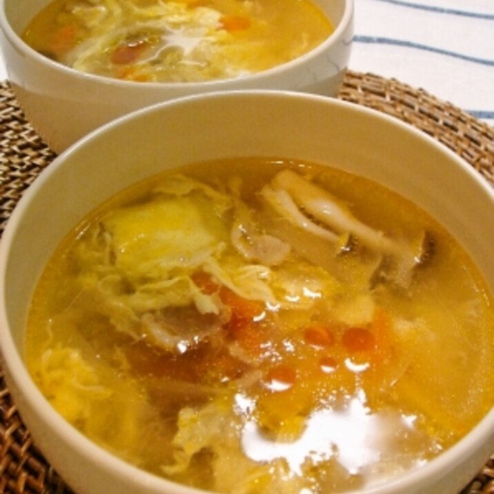 酸辣湯(サンラータン)♪